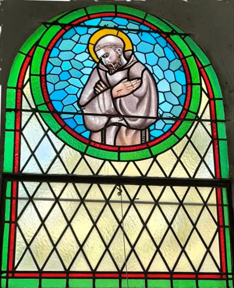 Vitrail saint François chapelle