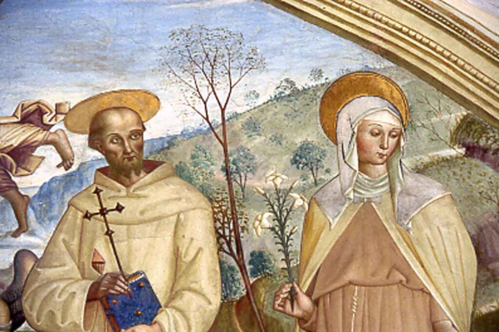 Saint François et sainte Claire